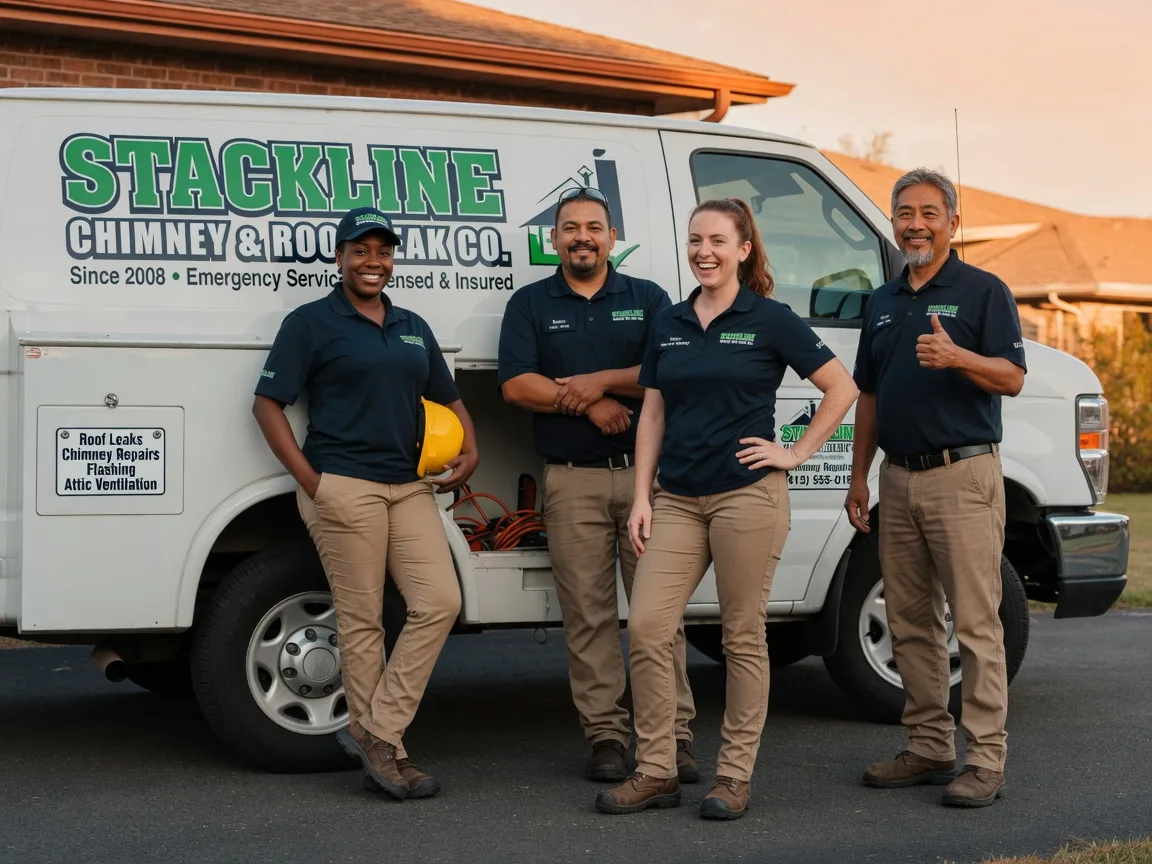 Chimney flashing repair company in Green Valley, IL